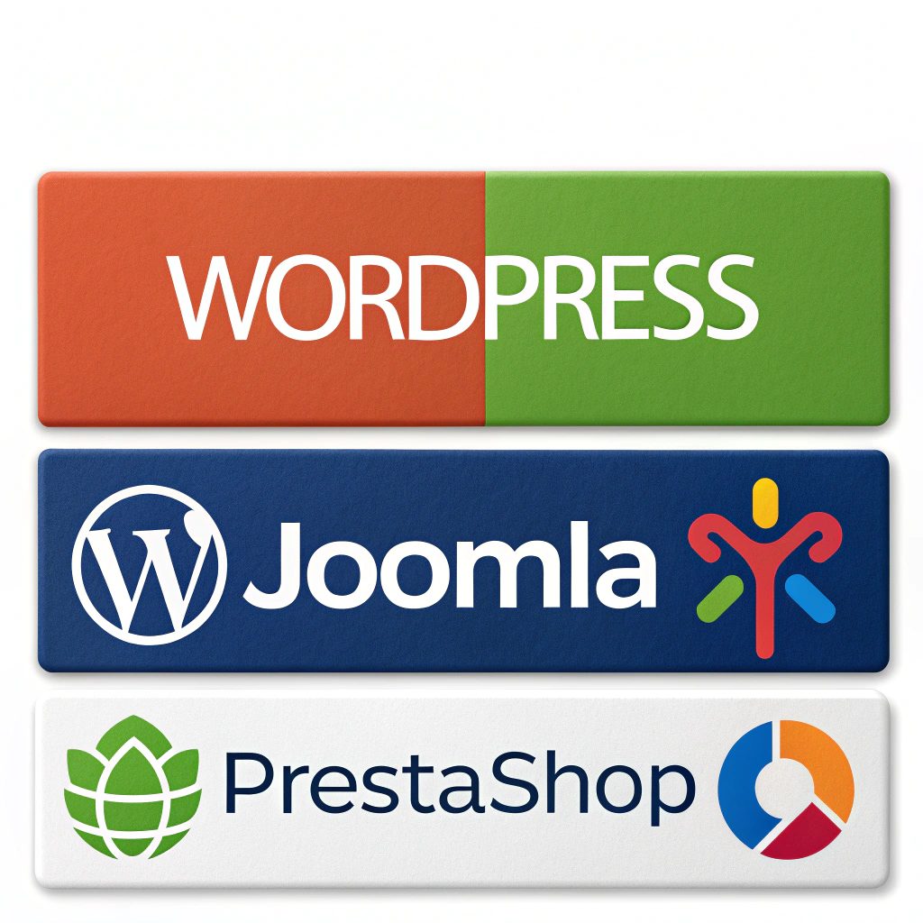 Wordpress, Joomla and Prestashop One-Click App Install.