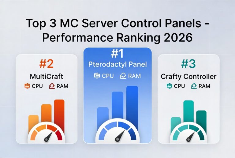 Best MC Server Control Panel for Performance (Free and Paid)