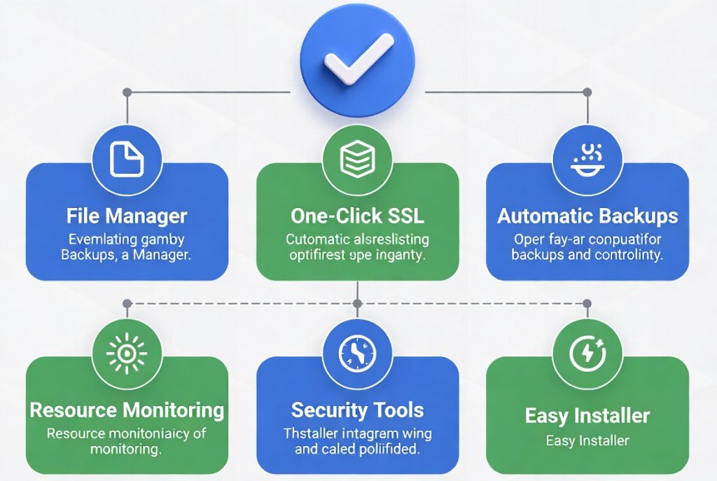 Key features every good website control panel should have