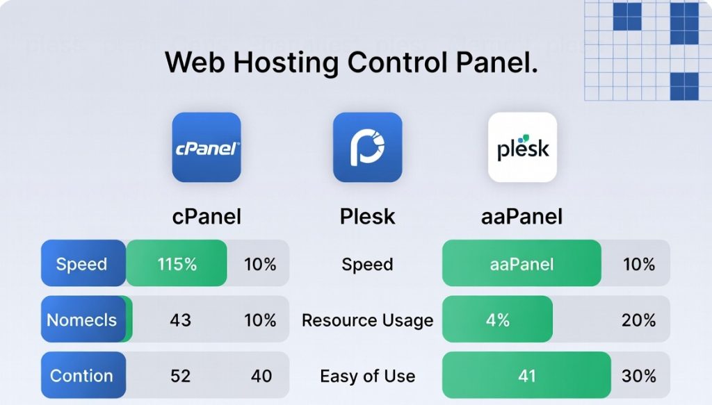 Performance comparison of top Froxlor alternative control panels