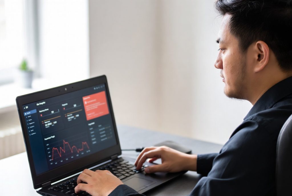 Monitoring server performance remotely from any location