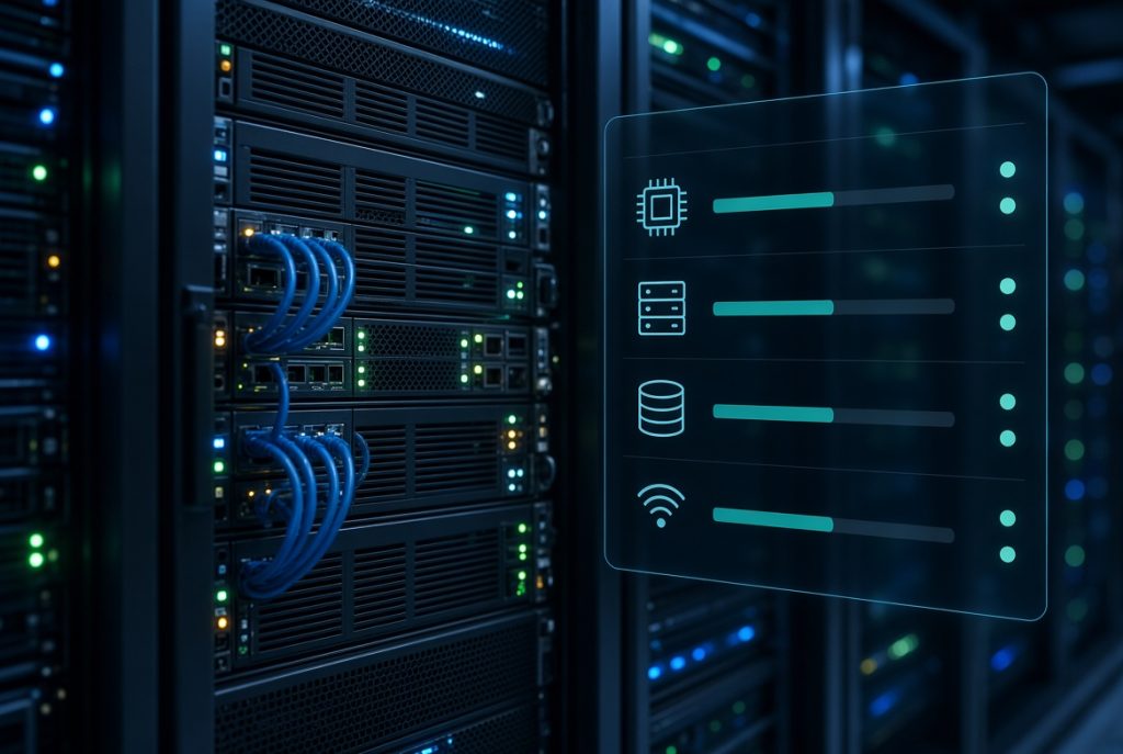 VPS hosting control panel resource usage paragraph