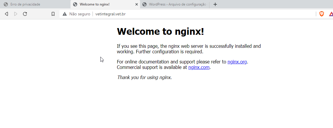 Nginx Server Error SSL and nginx error only in two sites - anothers sites is OK - aaPanel ...