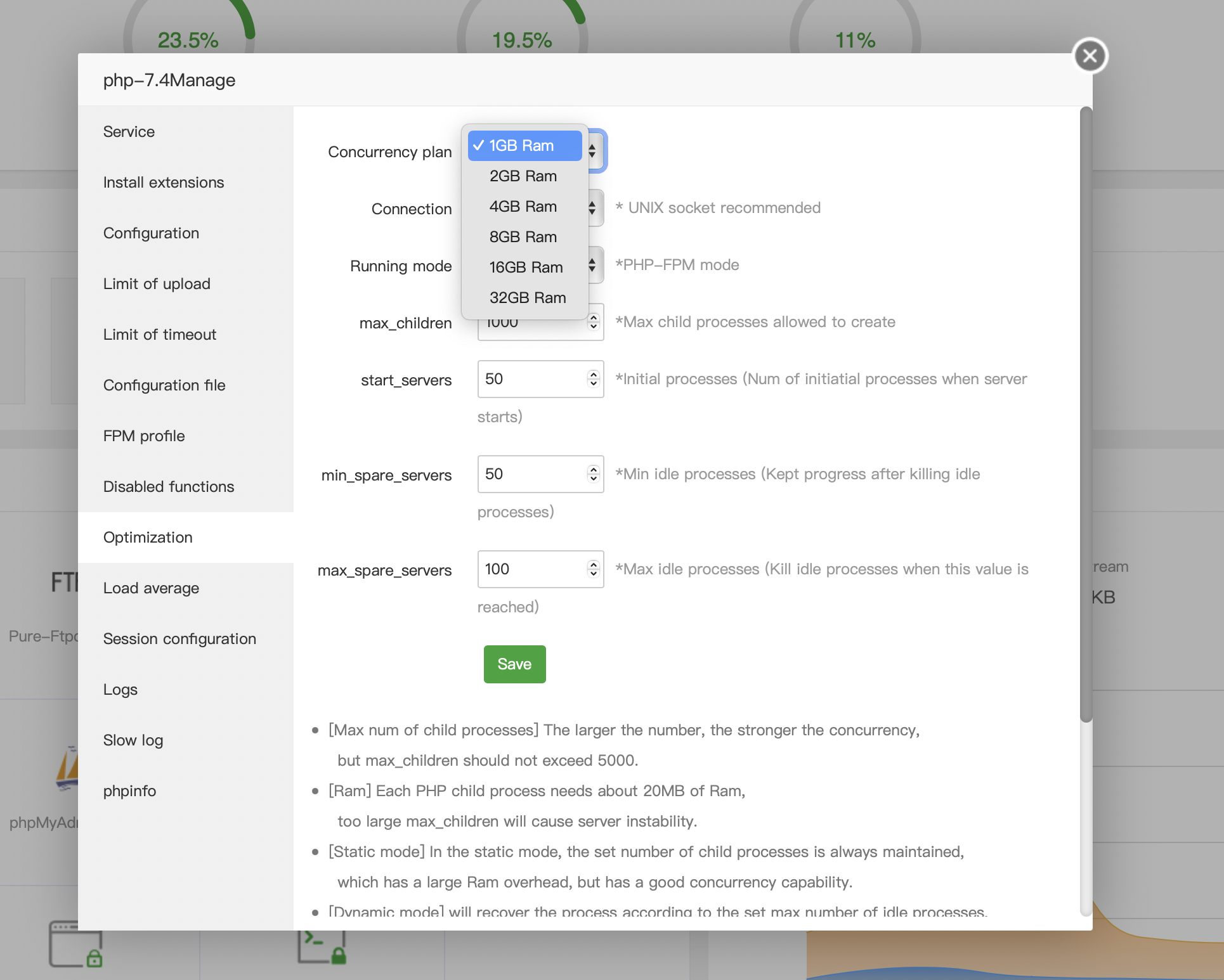 Optimization plan of services are not updated when server size changes ...