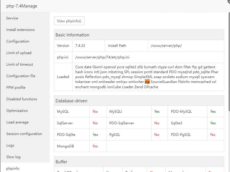 Missing library zip.so in PHP 8.0 how to install it manually