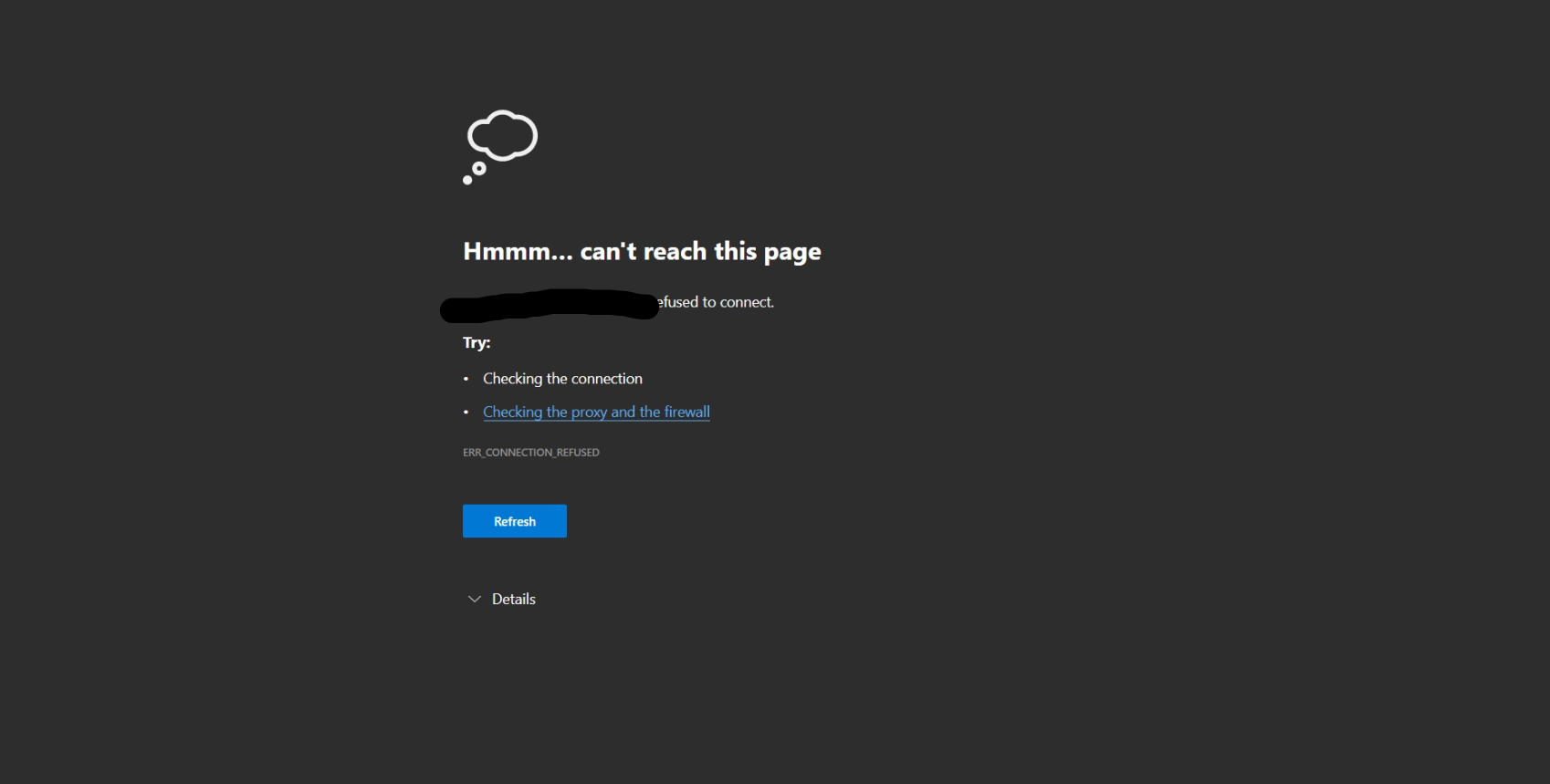 Admin panel refused to connect - aaPanel - Free Hosting control panel ...