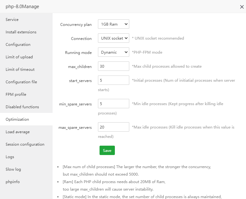 Always failed to install fileinfo on PHP8.0 aaPanel Free Hosting