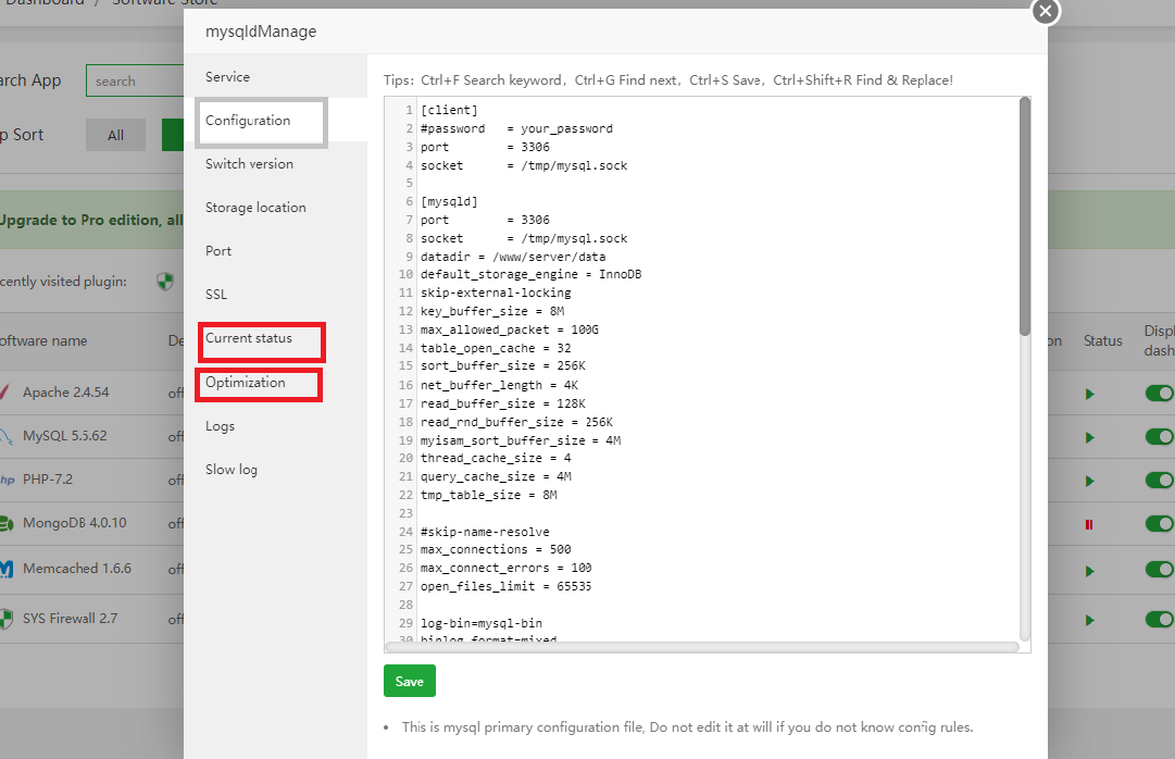 Sql Server Aapanel Broken MySQL - aaPanel - Free Hosting control panel. One-click LAMP/LEMP.