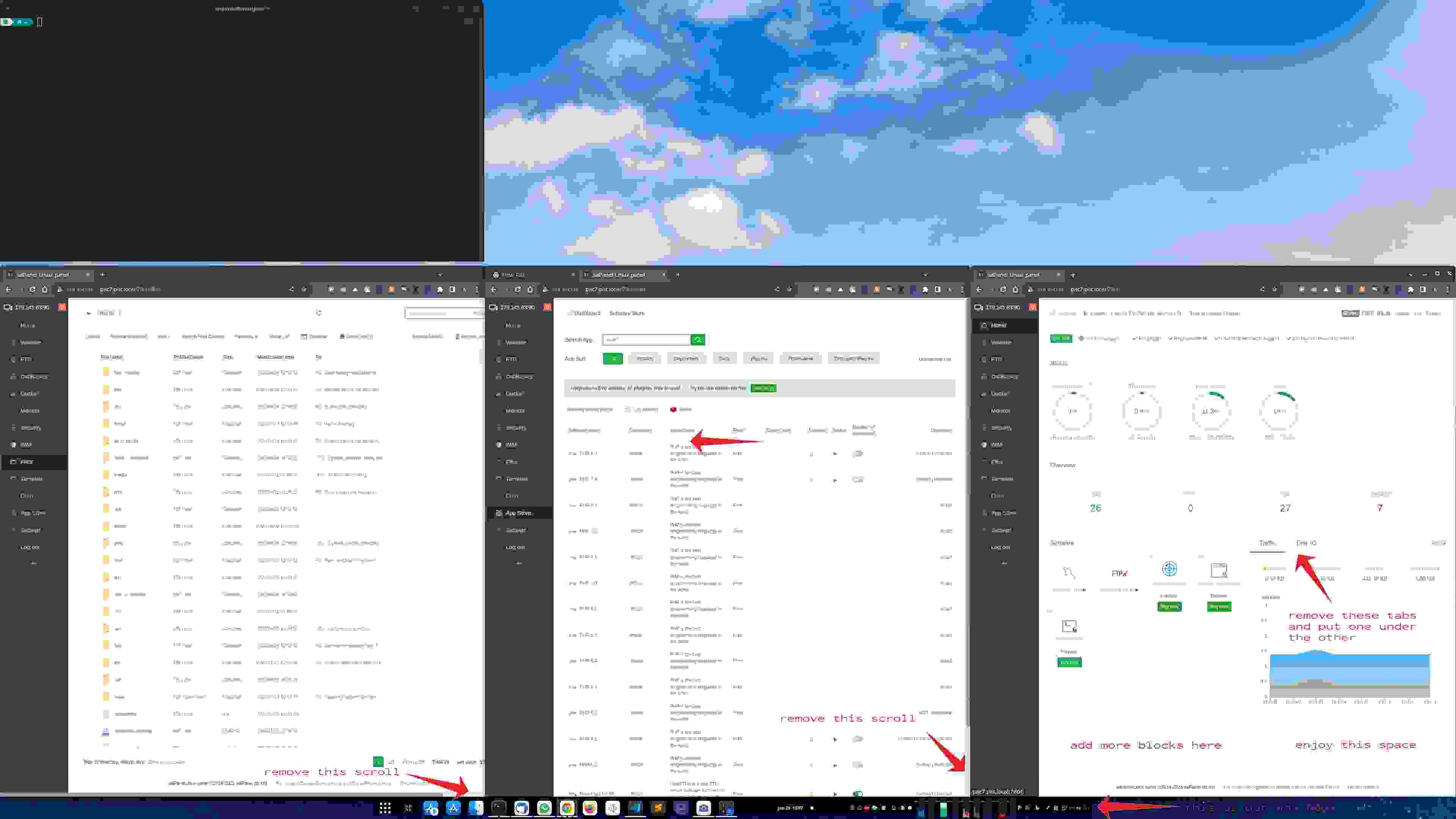 4k and HD screens adaptation - aaPanel - Free Hosting control panel ...