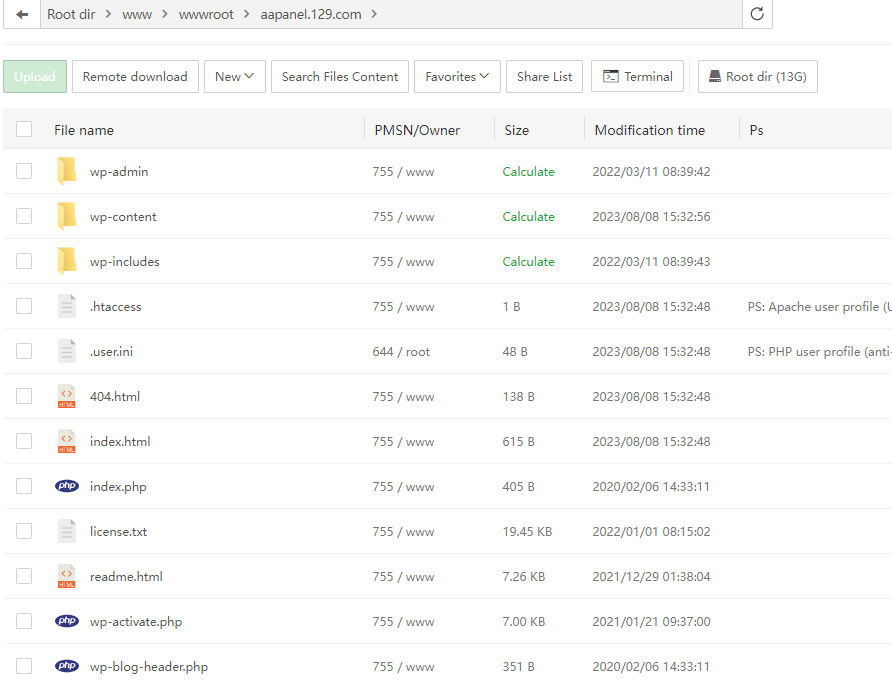 Access an inner website from aapanel url - aaPanel - Free Hosting ...