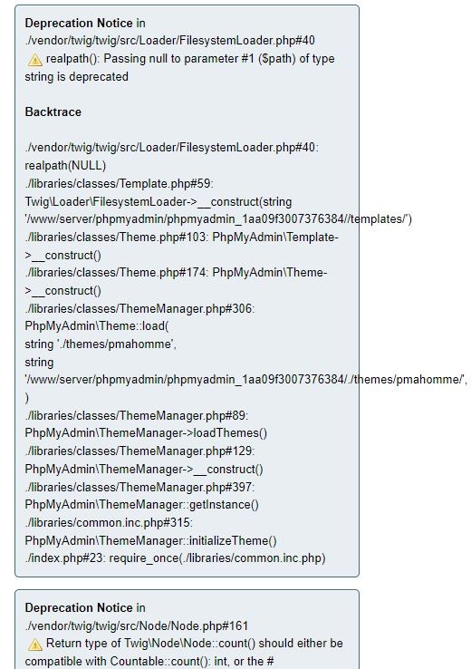 phpmyadmin error - aaPanel - Free Hosting control panel. One-click LAMP ...