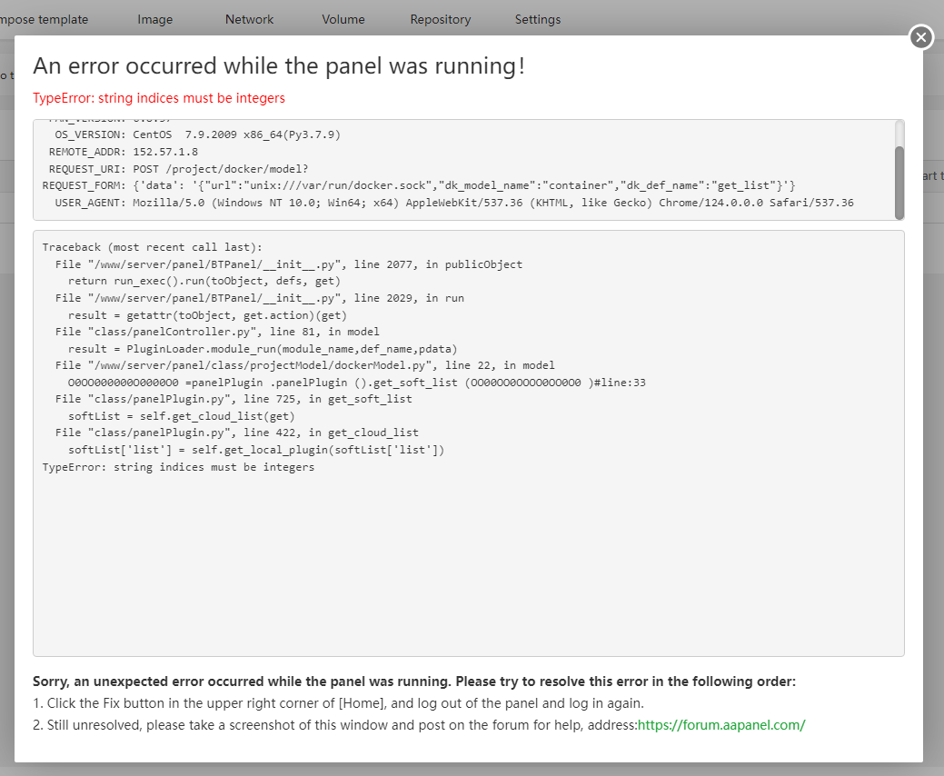 version 6.8.28 has too many bugs - aaPanel - Free Hosting control panel ...