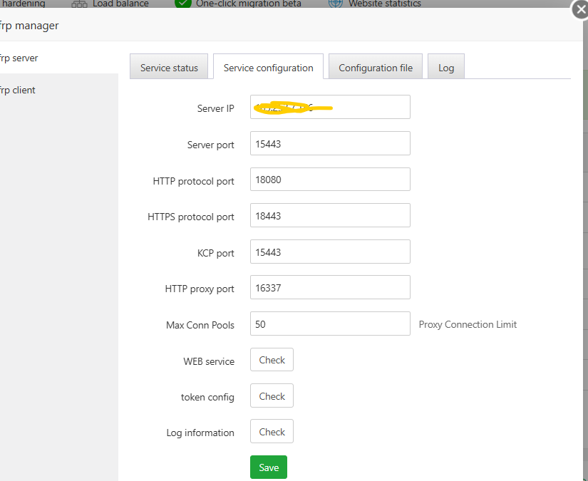frp manager ssh tunnel server - aaPanel - Free Hosting control panel ...